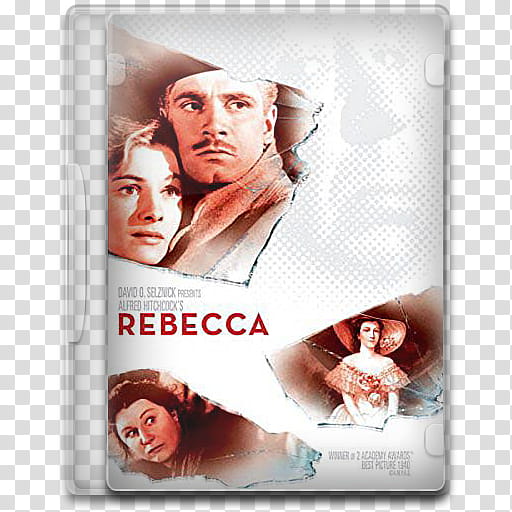 Movie Icon Mega , Rebecca, Rebecca DVD case transparent background PNG clipart