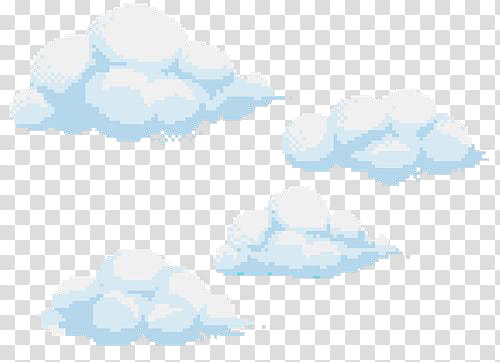 PASTEL PIXELS IV, clouds illustration transparent background PNG clipart