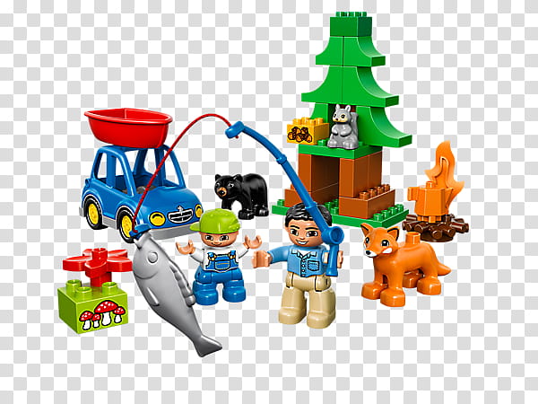 Forest, Lego 10583 Duplo Forest Fishing Trip, Lego 10584 Duplo Forest Park, Lego 10592 Duplo Fire Truck, Toy, Lego Minifigure, Lego 21310 Ideas Old Fishing Store, Price transparent background PNG clipart