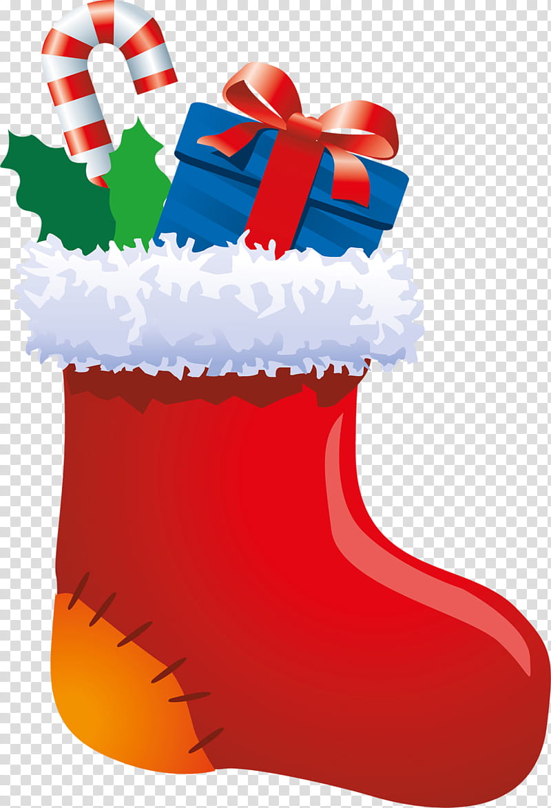 Premium Vector | Christmas sock. stocking for gifts in doodle line style.