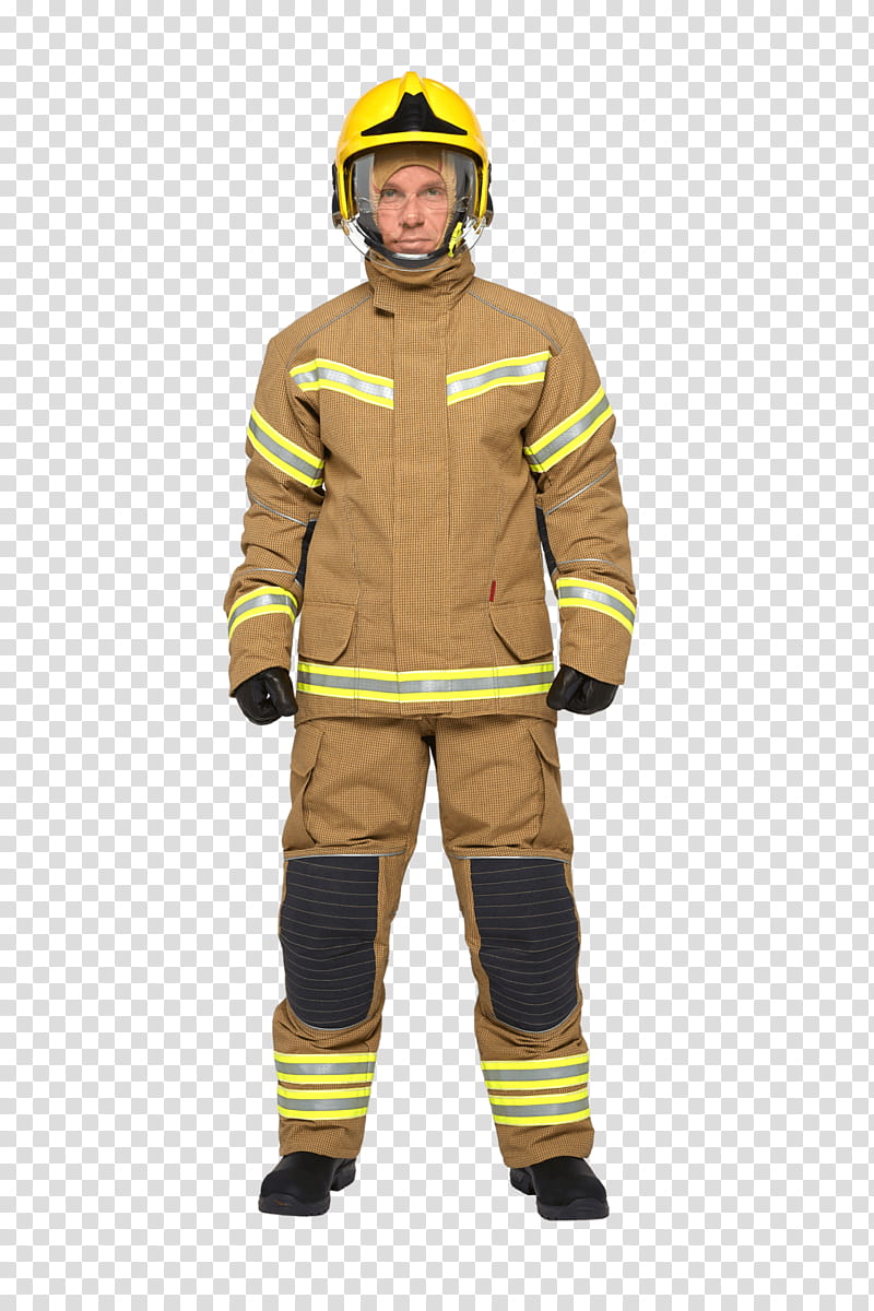 Firefighter, Clothing, Yellow, Highvisibility Clothing, Personal Protective Equipment, Outerwear, Workwear, Jacket transparent background PNG clipart