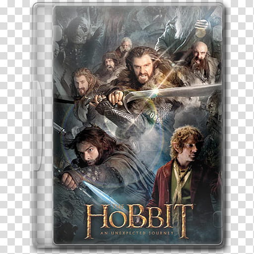 Movie Folder  DVD Box , The Hobbit An Unexpected Journey transparent background PNG clipart