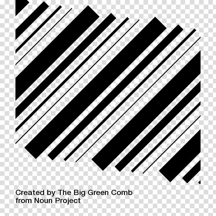 Lines, The Big Green Comb front Noun Project illustration transparent background PNG clipart