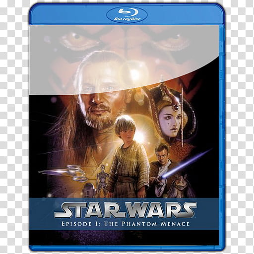 Bluray  Star Wars Episode  The Phantom Me, Star Wars Episode I The Phantom Menace  icon transparent background PNG clipart