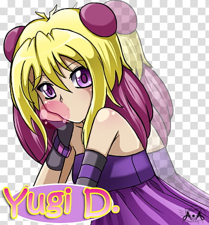 Happy Bday Gis, Yugi D. anime character transparent background PNG clipart