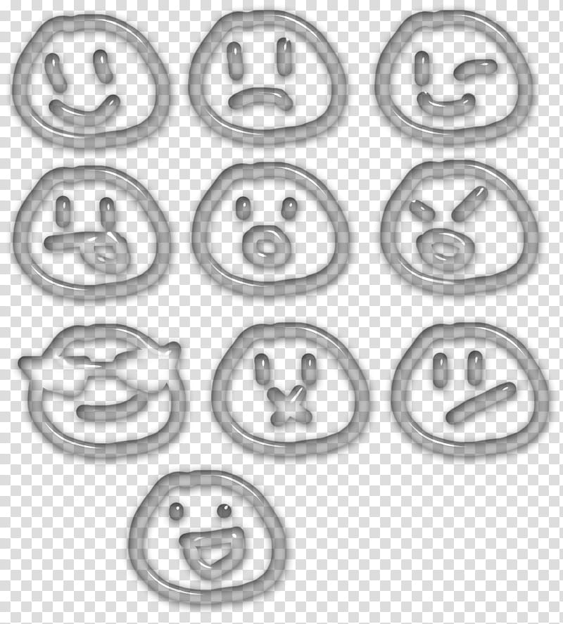 The Ridiculous Set of Bubbles, assorted emoji designs transparent background PNG clipart
