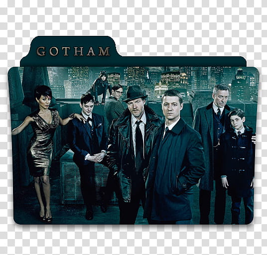 Gotham Folders, Gotham movie folder icon transparent background PNG clipart