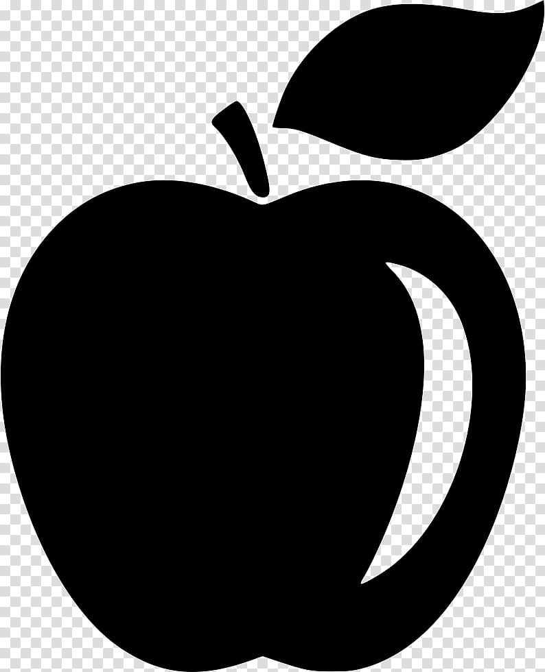 Rose Black And White, Apple, Black White M, Computer, Food, Silhouette, Fruit, Leaf transparent background PNG clipart