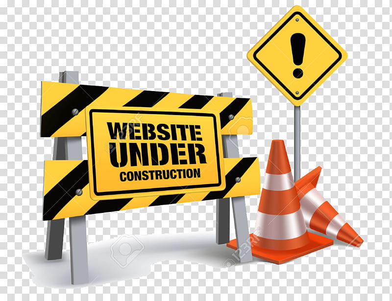 Web Design, Construction, Traffic Sign, Signage, Yellow, Road transparent background PNG clipart