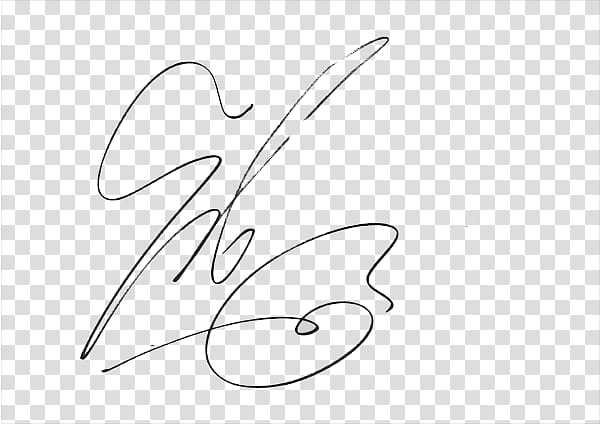 EXO Signature, black signature text transparent background PNG clipart