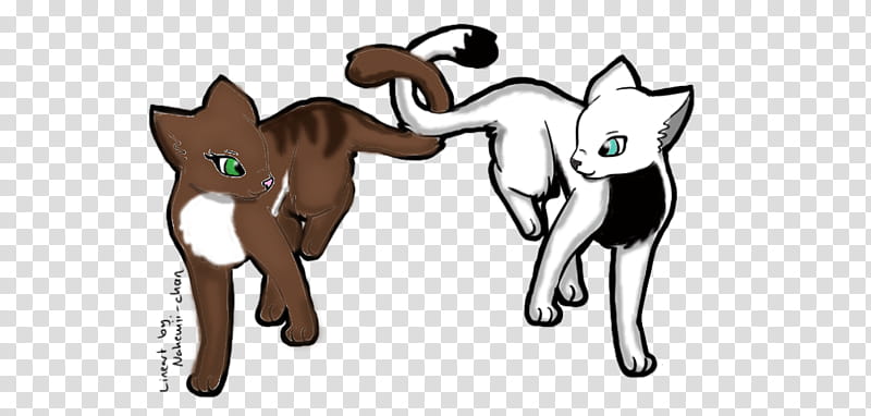 Me And My Warrior Cat Mate transparent background PNG clipart