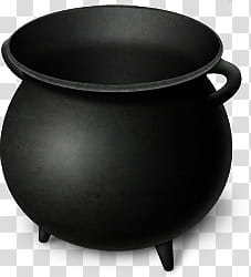 Halloween, black pot transparent background PNG clipart