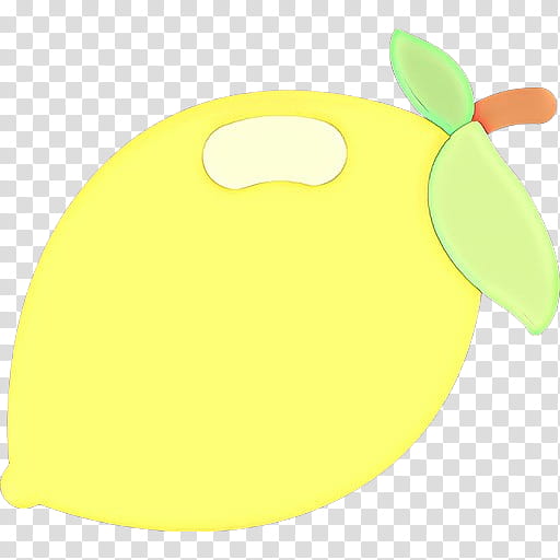 Green Leaf, Cartoon, Headgear, Material, Fruit, Yellow, Bib, Oval transparent background PNG clipart