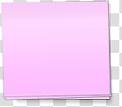 Vista Rainbar V English, unwritten pink post notes transparent background PNG clipart