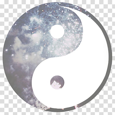 Yin Yang ICO AVATAR, Ying Yang emblem transparent background PNG clipart