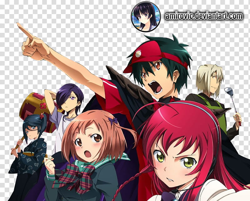 Hataraku Maou-sama! Render, anime transparent background PNG clipart