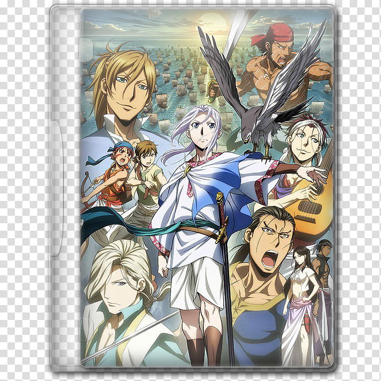 Anime  Summer Season Icon , Arslan Senki; Fuujin Ranbu, v, anime-themed folder transparent background PNG clipart