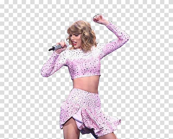 Cut Out Models , Taylor Swift singing and dancing transparent background  PNG clipart