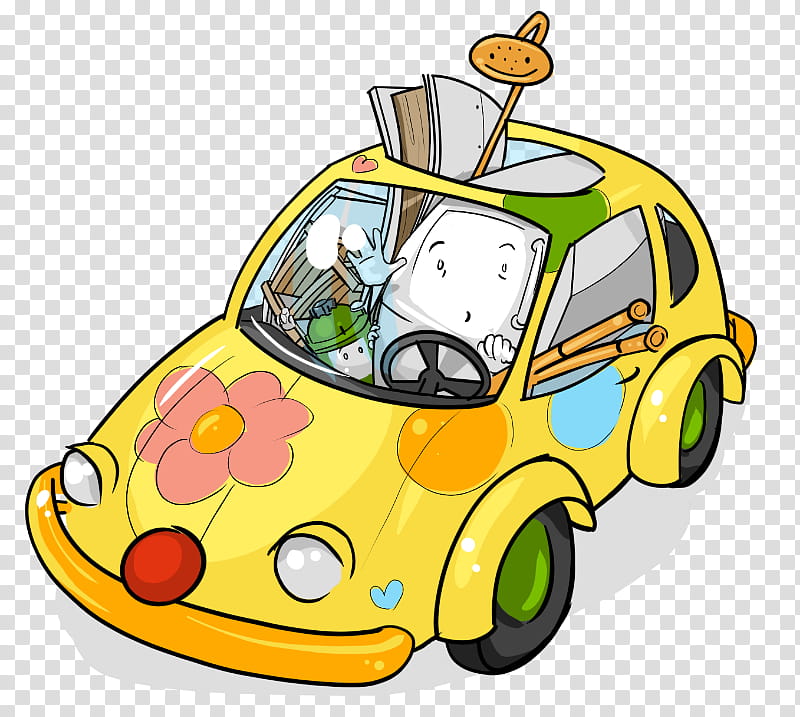 Car Yellow, Vehicle, Cartoon, Engine, Sprocket, Location, Transport, Electric Vehicle transparent background PNG clipart