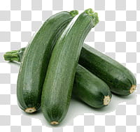 veggies, four green cucumbers transparent background PNG clipart