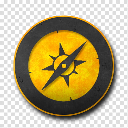 Orange Phoenix Icon , Safari, compass logo transparent background PNG clipart