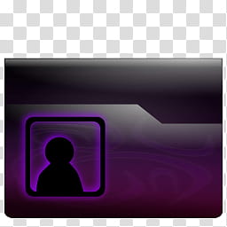 Black Pearl Dock Icons Set, BP Folder Avatars Violet transparent background PNG clipart