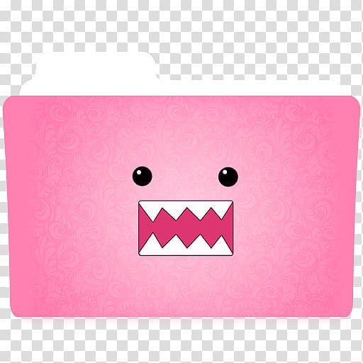 Carpetas, pink Domo file folder transparent background PNG clipart