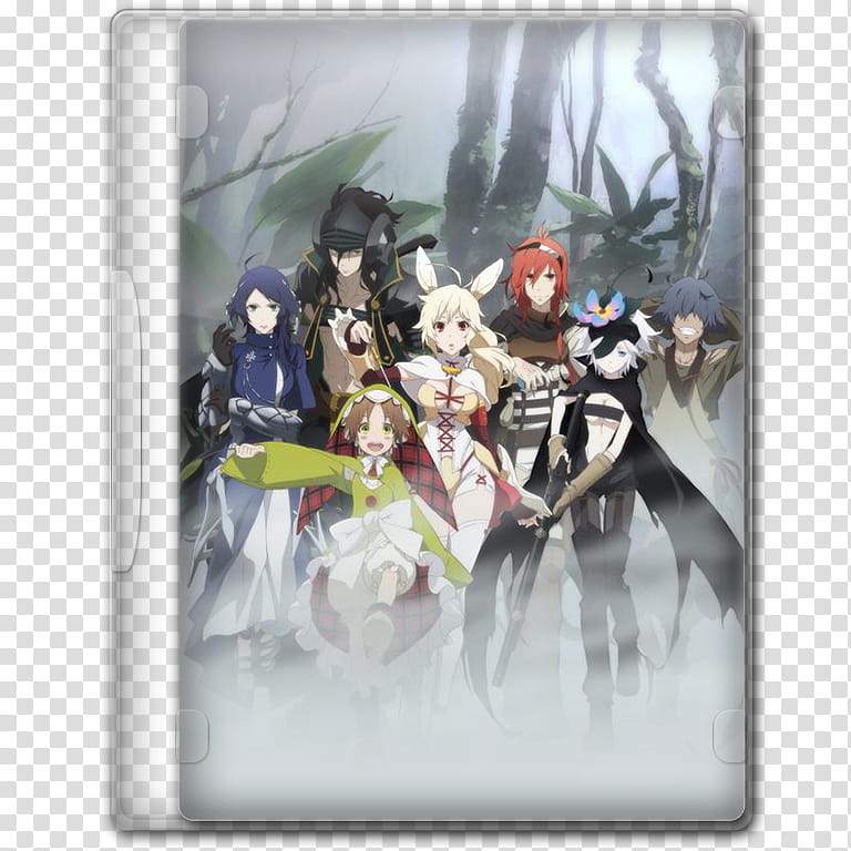 Anime  Summer Season Icon , Rokka no Yuusha, v, Seven Senses of the Reunion DVD case transparent background PNG clipart