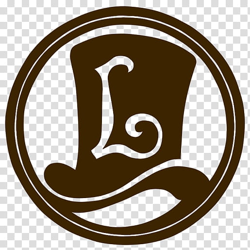Proffesor Layton Logo, brown and white hat logo transparent background PNG clipart