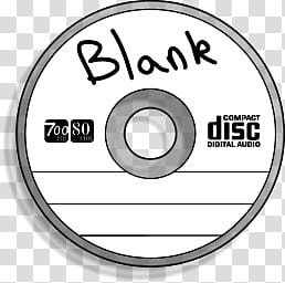 Optical Discs  , CD-Blank icon transparent background PNG clipart