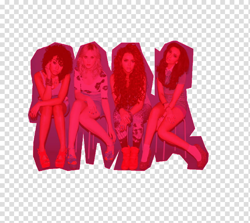 Little Mix, group of four women transparent background PNG clipart