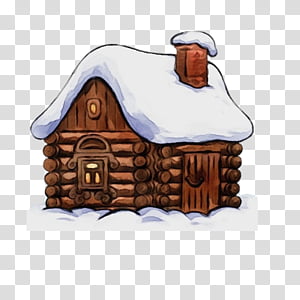 hut log cabin gingerbread house house roof, Watercolor, Paint, Wet Ink, Home, Cottage transparent background PNG clipart thumbnail