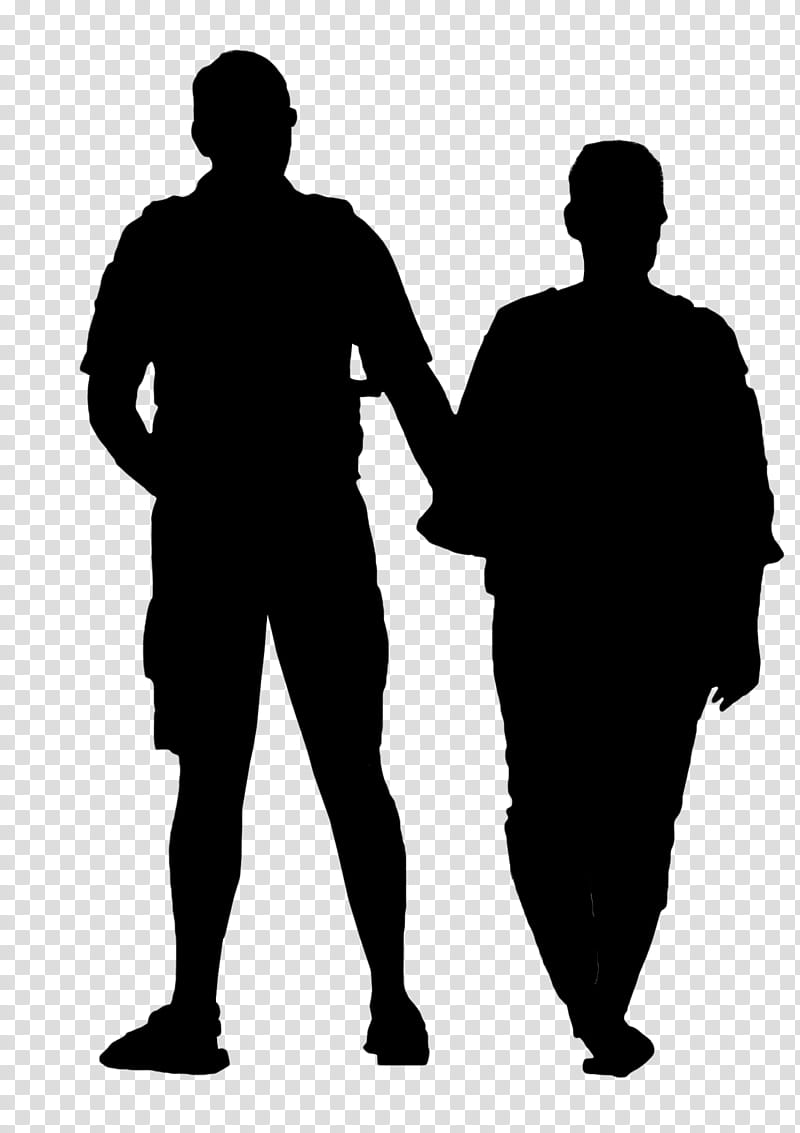 Man, Silhouette, Standing, Gesture, Walking transparent background PNG clipart