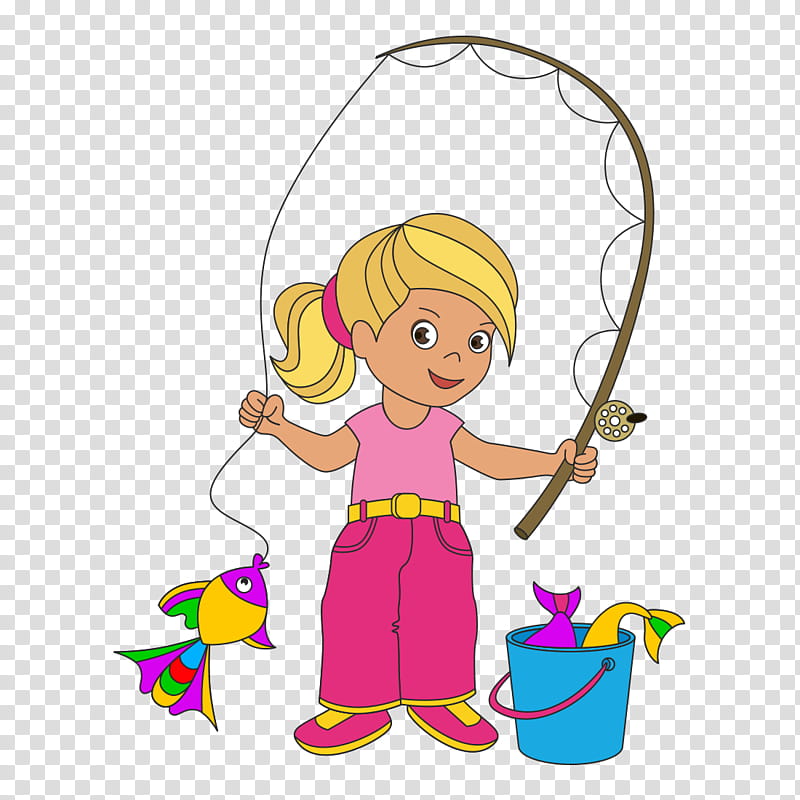 Girl, Cartoon, Fisherman, Fishing, Fishing Rods, Fotolia, Child