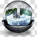 Sphere   , snow city illustration transparent background PNG clipart
