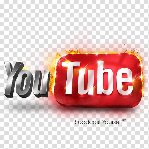 YouTube Icon, (Fireworks+Slogan), Youtube logo transparent background PNG clipart