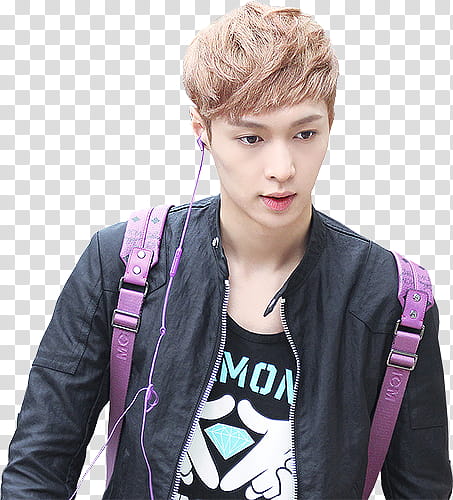 Yixing, man wearing black zip-up jacket transparent background PNG clipart