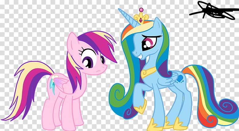 Rainbow Dash And Cadence To:rainbowdashbrittany transparent background PNG clipart