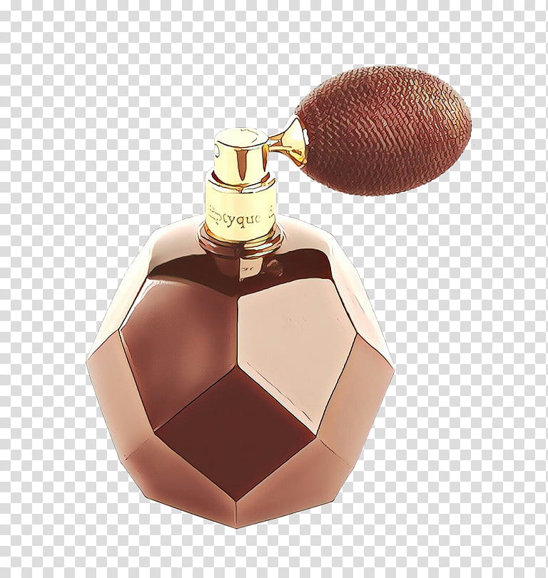 perfume cosmetics brown glass bottle fashion accessory, Cartoon, Metal transparent background PNG clipart