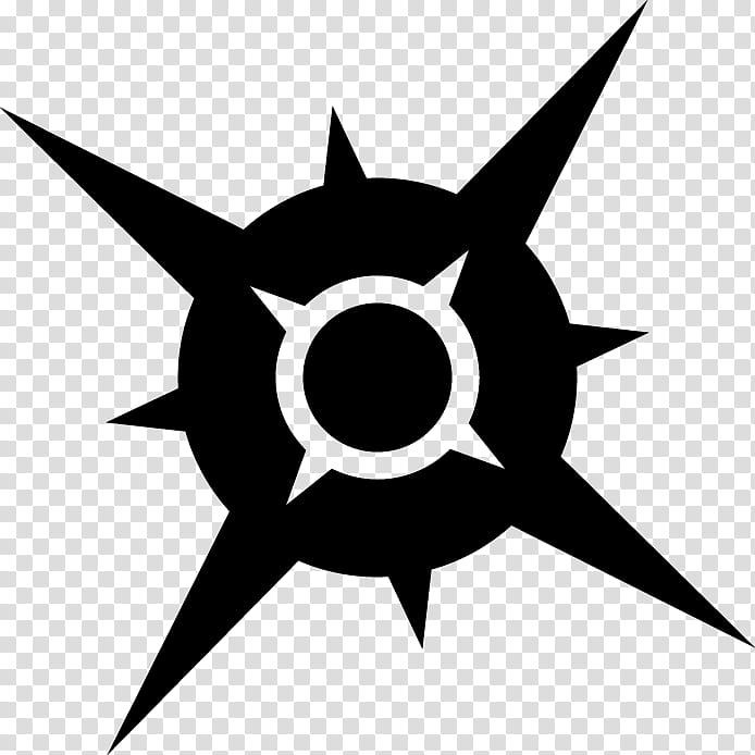 Pokemon Sun and Moon rendered logos, black shuriken illustration transparent background PNG clipart