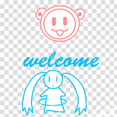 Flash experimenting... welcome animation!, blue welcome illustration transparent background PNG clipart