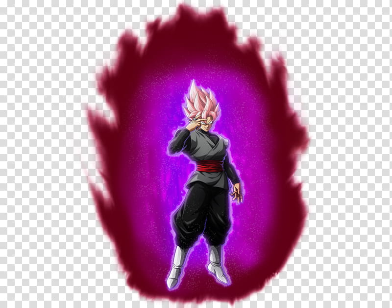 Black Goku FighterZ + Aura transparent background PNG clipart