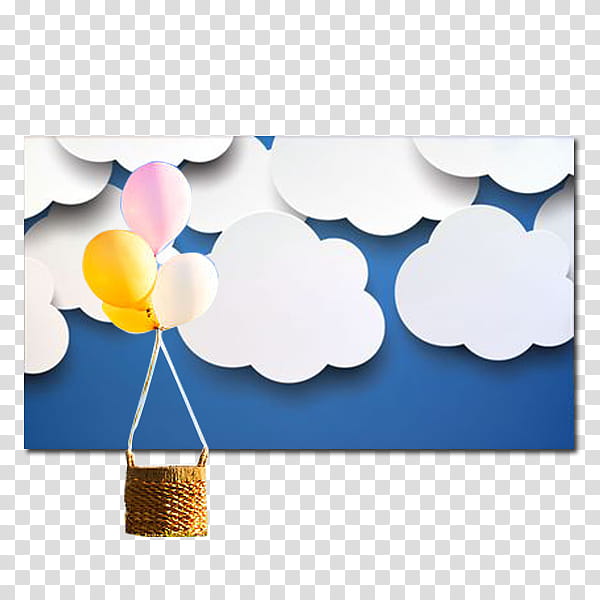 Hot Air Balloon, Blue, Cloud, Sky, Infant, Cobalt Blue, Baby Shower, Basket transparent background PNG clipart