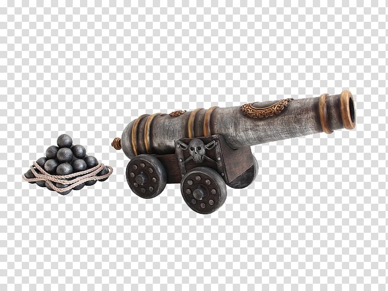 Pirates, brown and gray cannon artwork transparent background PNG clipart