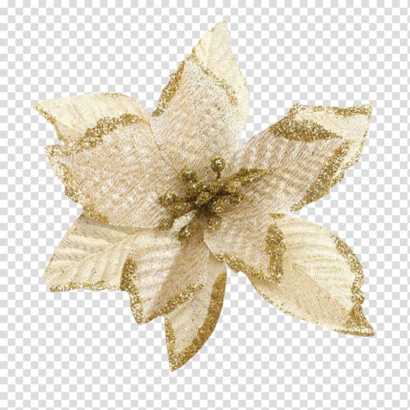 Xmas  Watchers, brown and beige flower transparent background PNG clipart