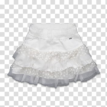 Girly, white polka-dot skirt transparent background PNG clipart