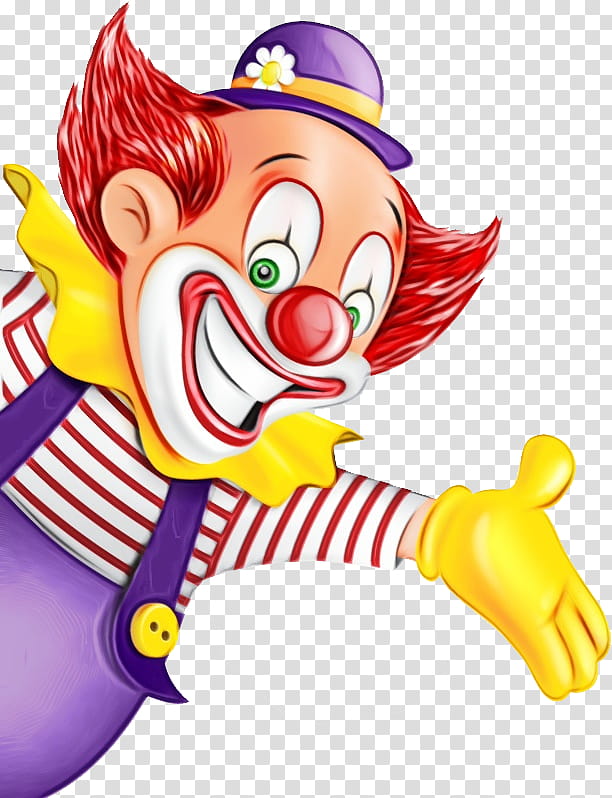 Watercolor Drawing, Paint, Wet Ink, Clown, Circus, Carnival, Art, Circus CLOWN transparent background PNG clipart