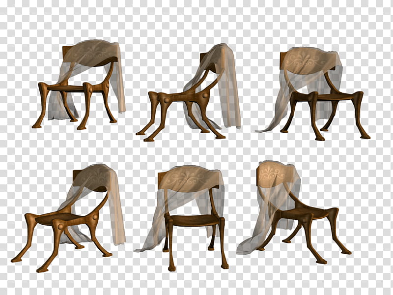 D Siesta Chair, brown wooden chairs transparent background PNG clipart