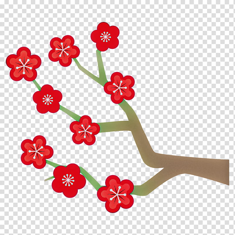 plum branch plum winter flower, Red, Plant, Currant, Viburnum, Plant Stem transparent background PNG clipart
