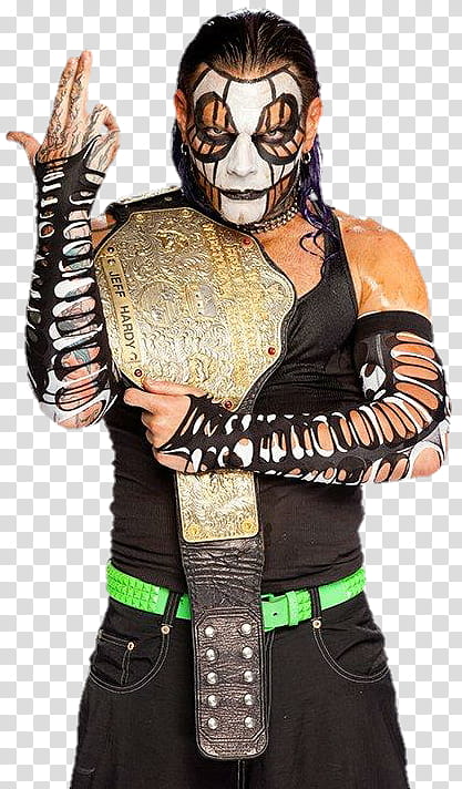 Jeff Hardy  World Heavyweight Champion transparent background PNG clipart
